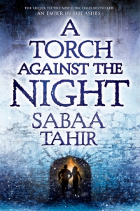 A Torch Against the Night takes readers into the heart of the Empire as Laia and Elias fight their way north to liberate Laia’s brother from the horrors of Kauf Prison. Hunted by Empire soldiers, manipulated by the Commandant, and haunted by their pasts, Laia and Elias must outfox their enemies and confront the treacherousness of their own hearts. In the city of Serra, Helene Aquilla finds herself bound to the will of the Empire’s twisted new leader, Marcus. When her loyalty is questioned, Helene finds herself taking on a mission to prove herself—a mission that might destroy her, instead.